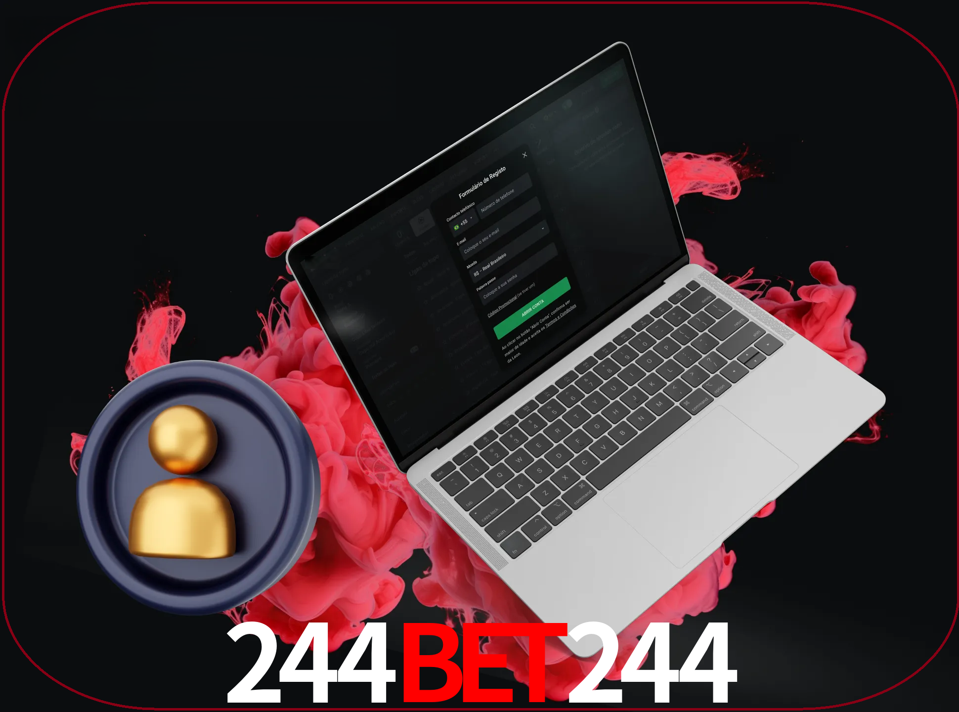No cabeçalho do site 244BET244, clique no botão que o levará a um formulário especial onde terá de introduzir as suas informações actuais.