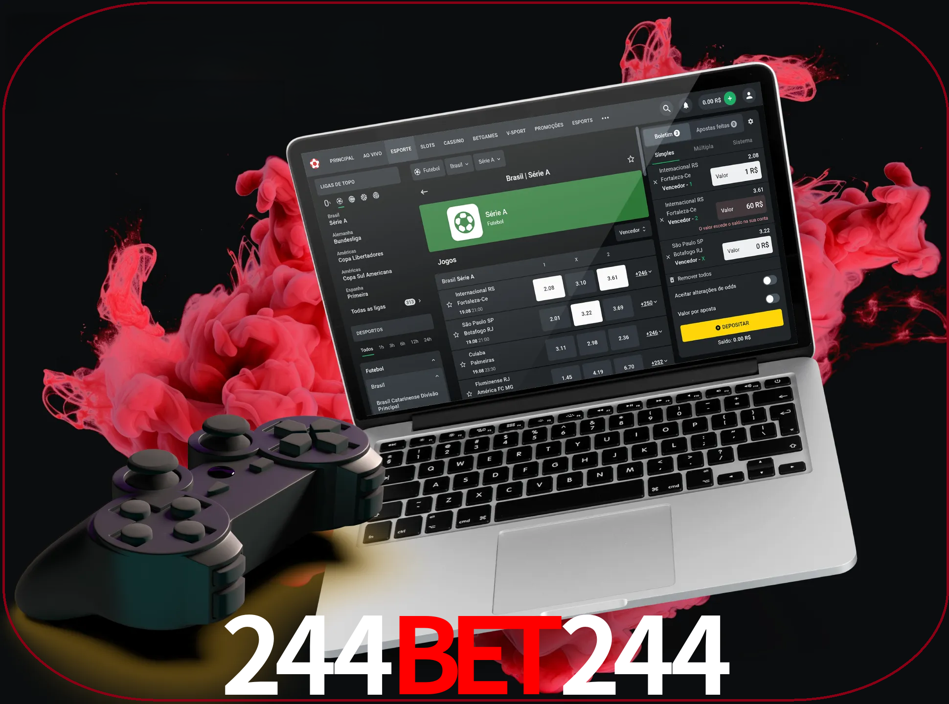 Visite a secção especial de jogos de vídeo em 244BET244 para descobrir em que jogos pode apostar e ganhar muito dinheiro.