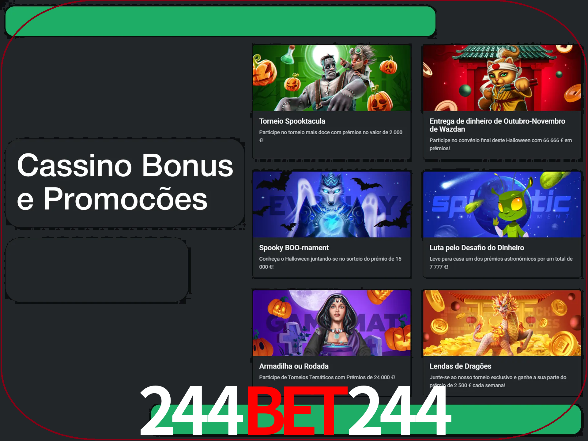 Verifique se há novos bônus de cassino para reivindicar.